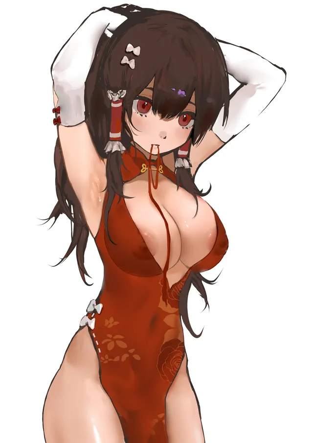cheongsam reimu (oc)