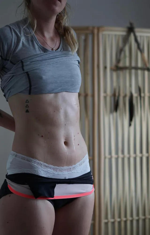 Soo sweaty after my latest workout