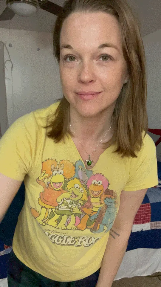 Freshly woken up morning flash!