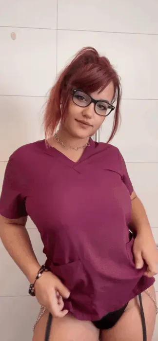 What if a nurse would reveal this under her scrubs?