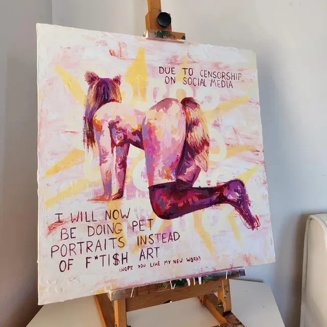 'I am a pet portrait artist' by me