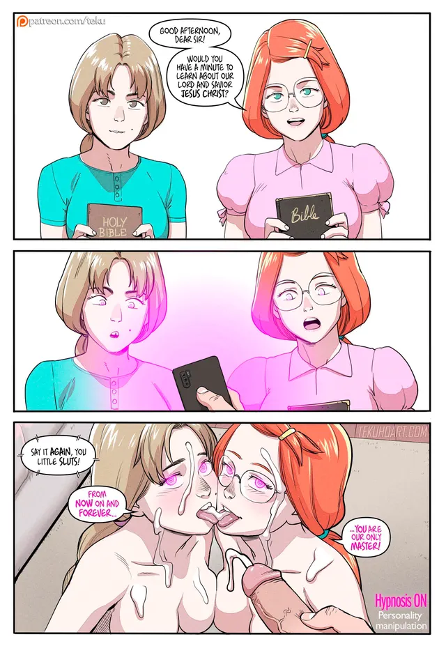 Submitting to their new lord (TehuoArt)