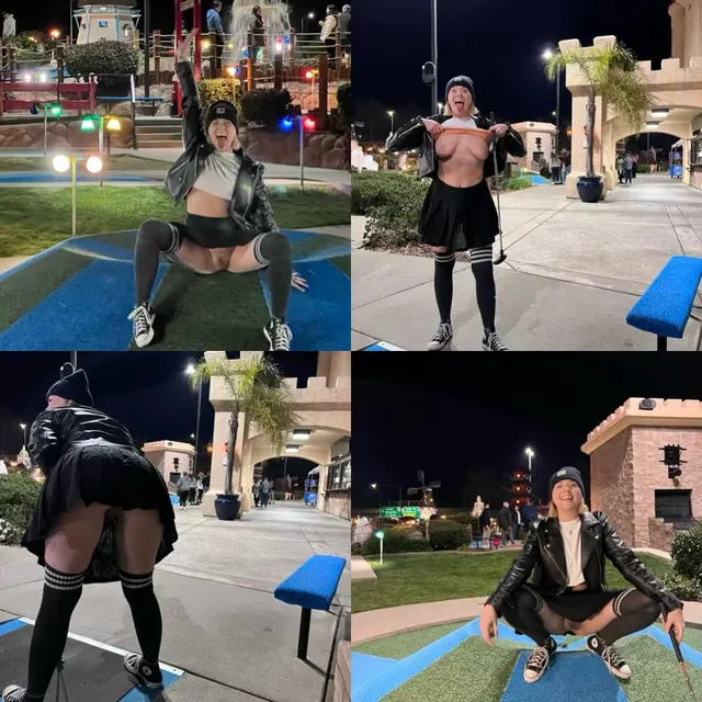 Just some fun at the ol’ mini golf!