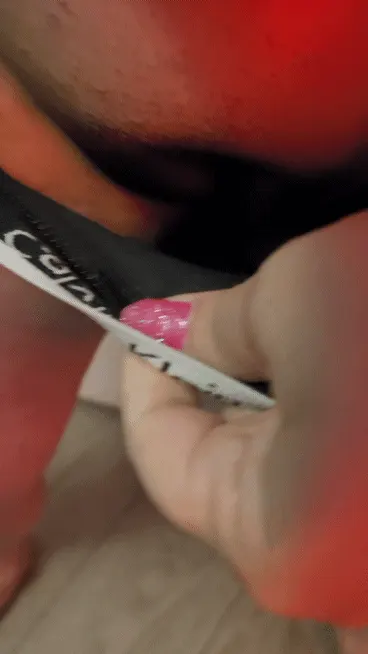 Leaking through my panties