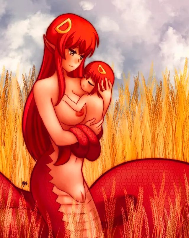 Miia holding her daughter