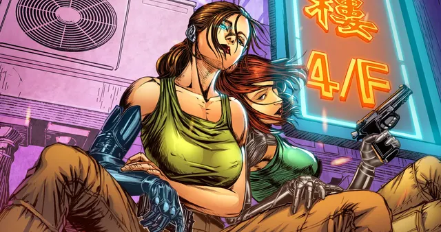 Transhuman - Rivka - Artwork by Abray Tart and coloured by Wilson Go