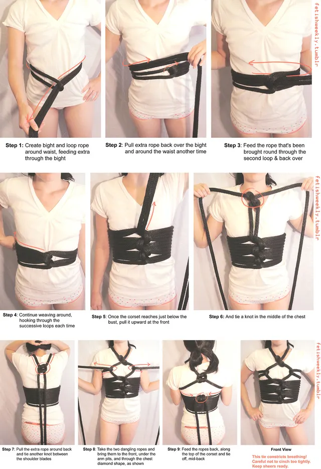 Rope corset tutorial
