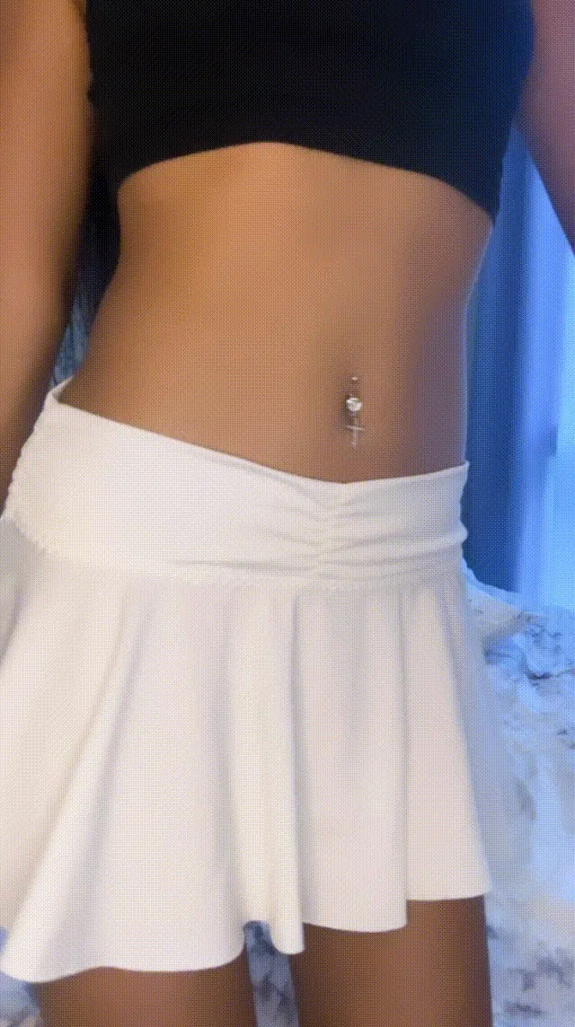 I never wear panties when wearing a skirt