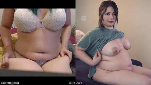 I thought I was so fat in the first picture. I had no idea. 😅