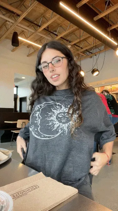 Caught flashing my tits at a fucking chipotle
