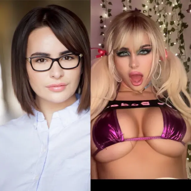 college nerd to LA pornstar bimbo! oh what a transformation so far 😘🎀🩷