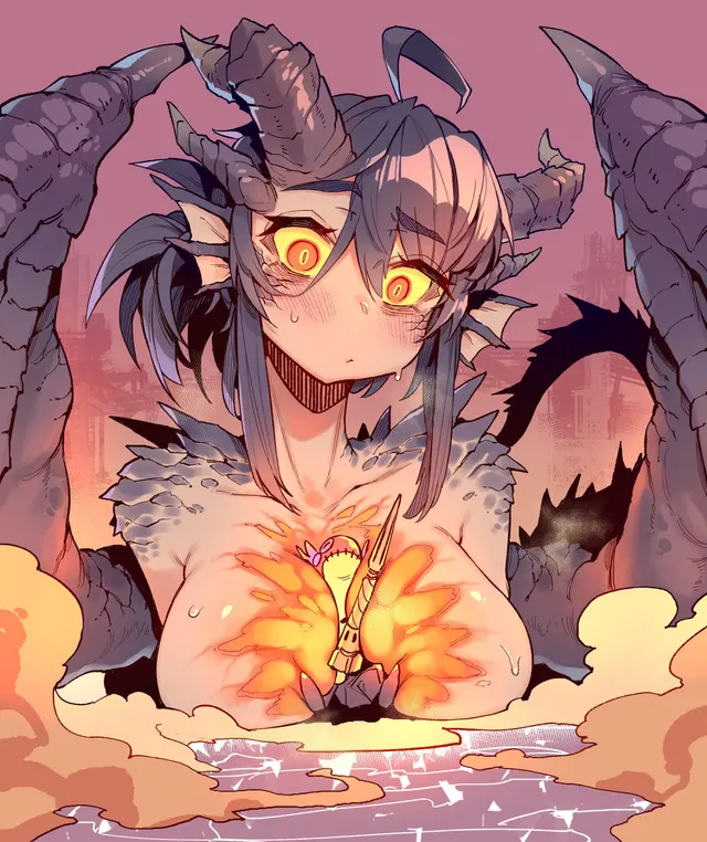 Third degree burns are a small price to pay for dragon booba (By Karasu)