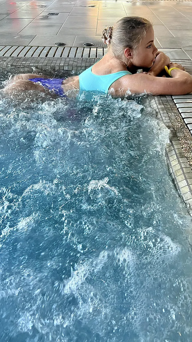 I love lying in the water, it's so calming