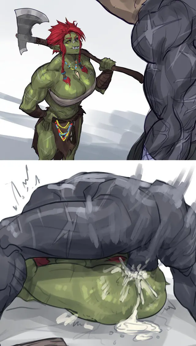 Orc woman dominated (Virgoart1509)