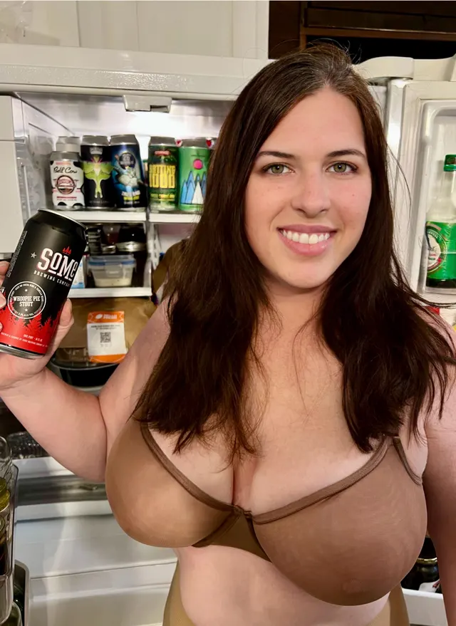 With it being so cold, I went with a stout from Maine.