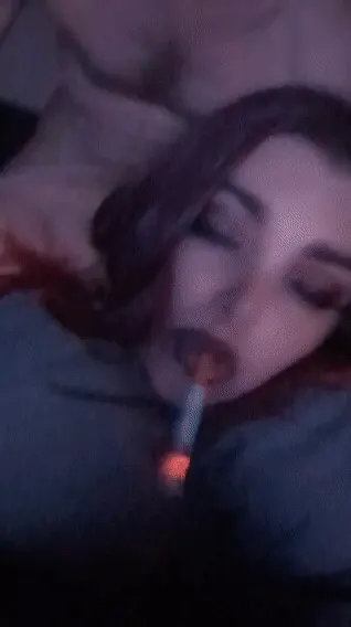 Getting fucked from behind while dangling a cigarette