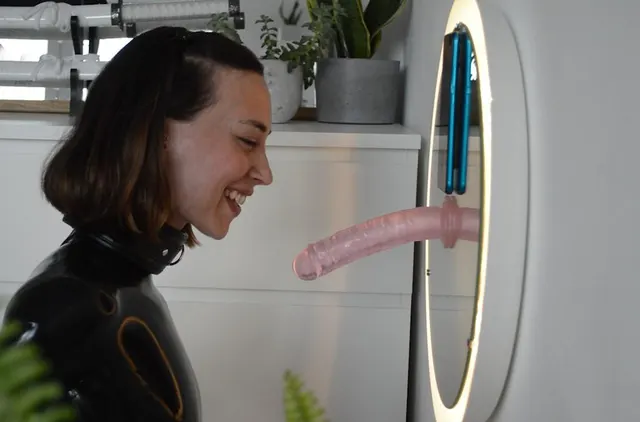 Excited for my throat training session!