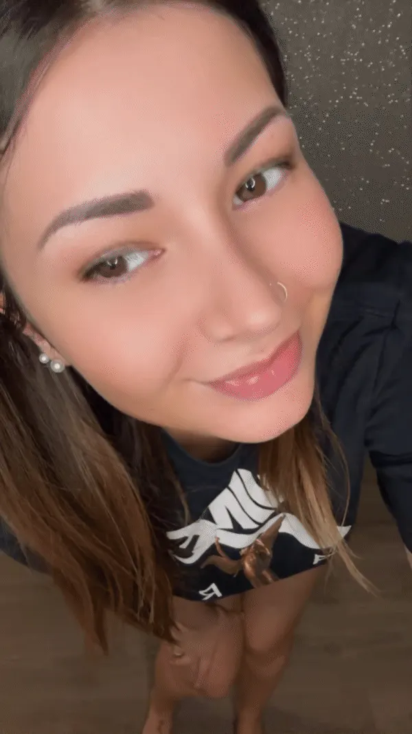 Would you take me doggy while my parents are next door? (F19)