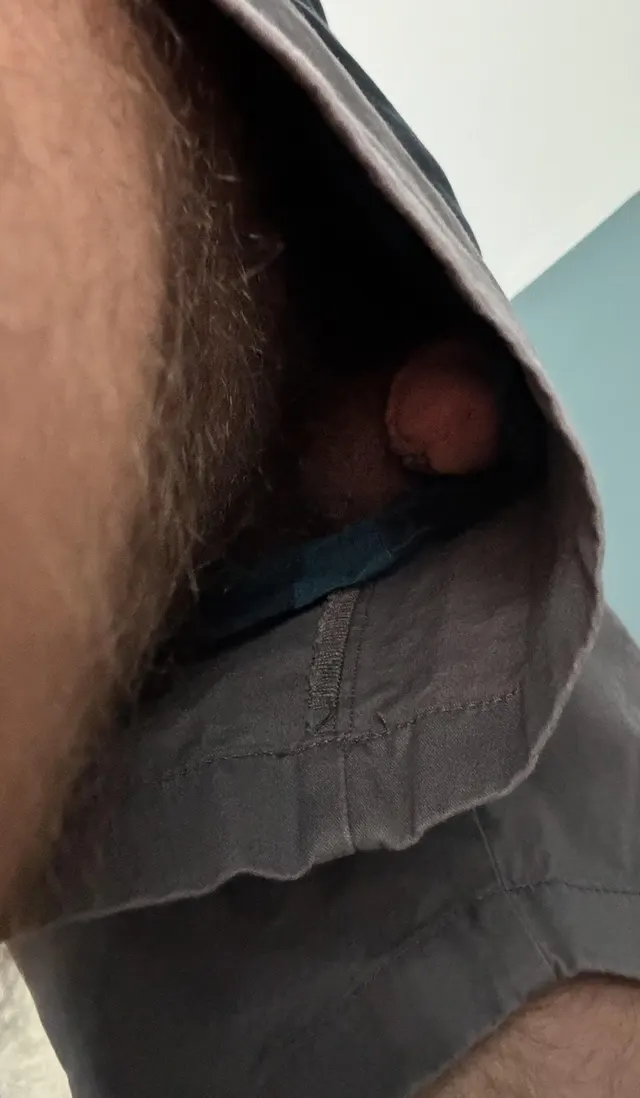 Giving Boxers another try.  I randomly put on a pair of boxers for the first time in years and I totally forget the added benefit of the up view. Let me know if you want to see more 