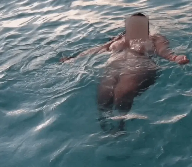 Nake swimming. Can't get any better