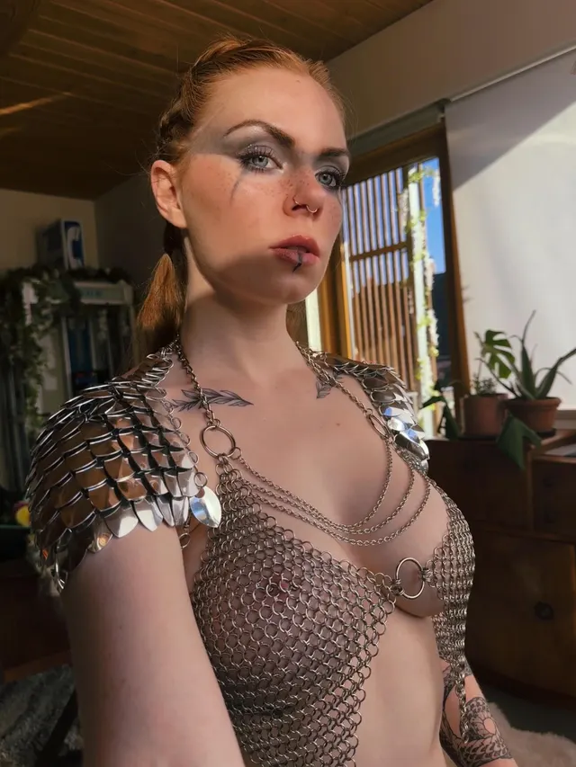 A true Shield Maiden never leaves home without her armor