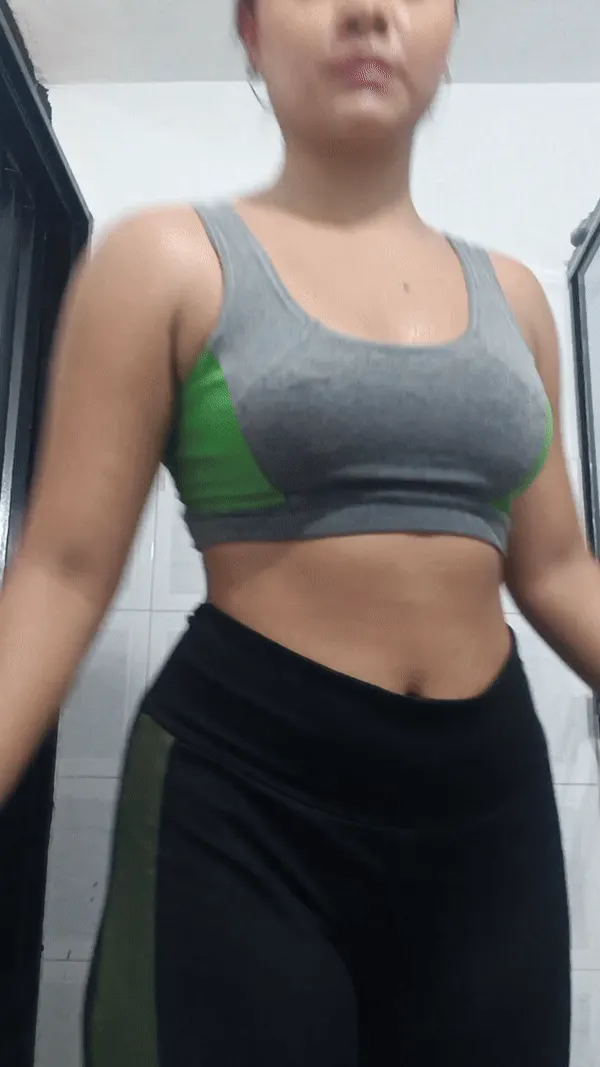 Some sweaty tits for you 