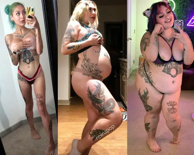 Her thigh gap is completely gone 