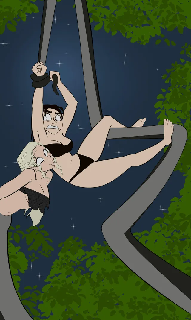 Arya the Girlcub and Daenerys the Lamia