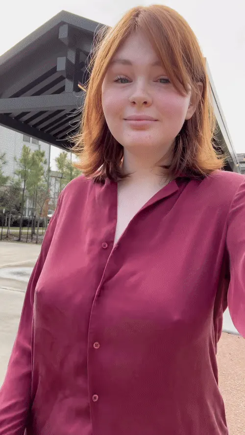 I could never ruin this top with a bra 