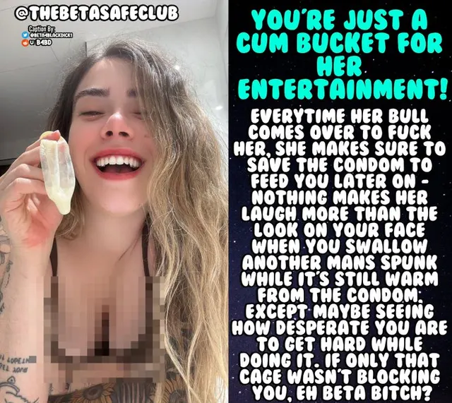 Just a cum bucket for me!