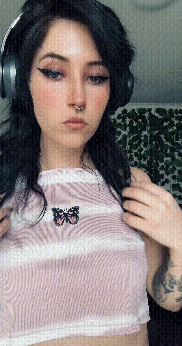 Obsessed with revealing my little tatted titties