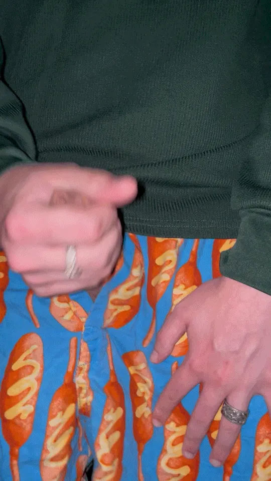 you eat your corn dogs with mayo? Weirdo.