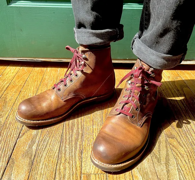 Got some burgundy laces for my Blacksmith 3343s