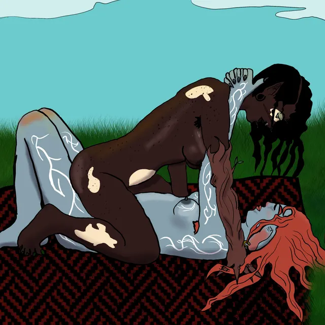 Elf and Firbolg by Me [OC]