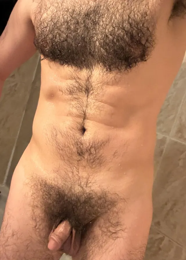 Was told I need a weed whacker (lol) but know you guys appreciate the chest & pubes.