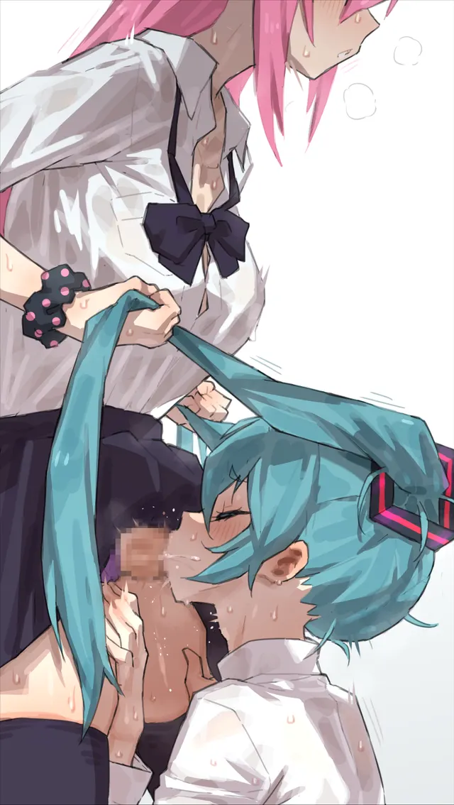 Miku's throat game