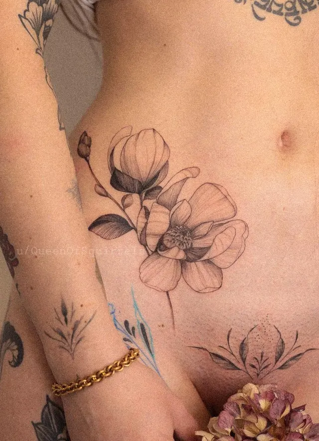 .the art on my body.