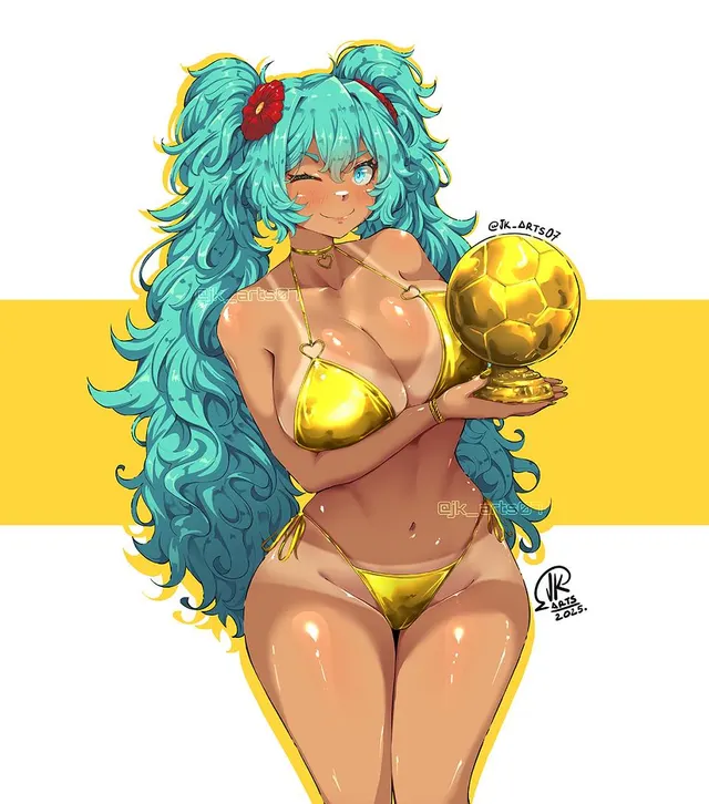 Golden Miku [JK_Arts]