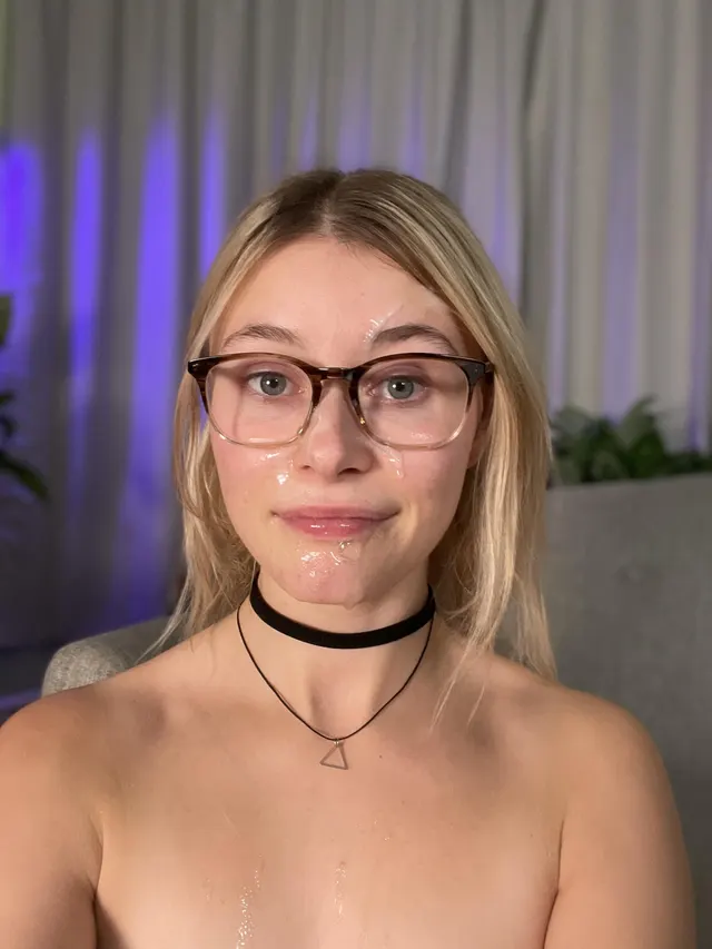 The face of a happy girl