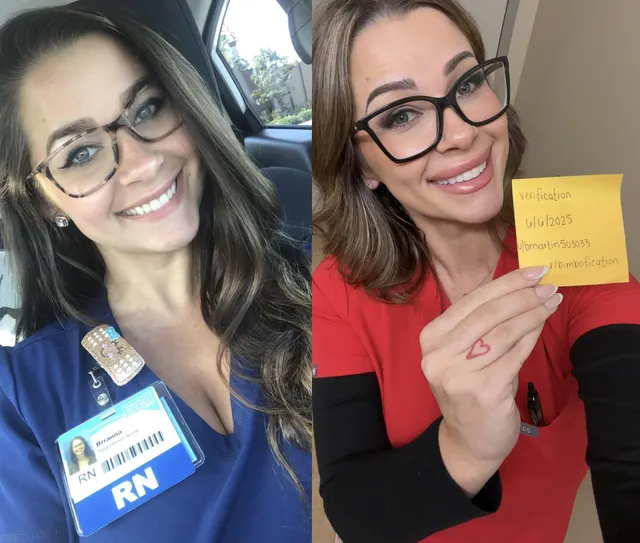 Nurse me at 22 versus now at 29, with verification 💖✨🥰