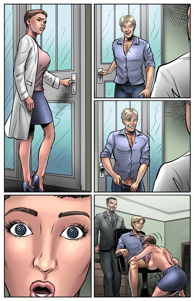 Doing a blowjob as the master requested.