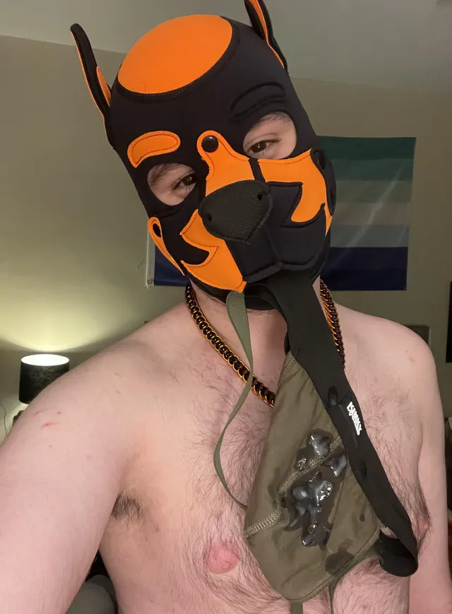 Your new jockstrap is ready to wear pup, now everyone will know who you belong to 😈