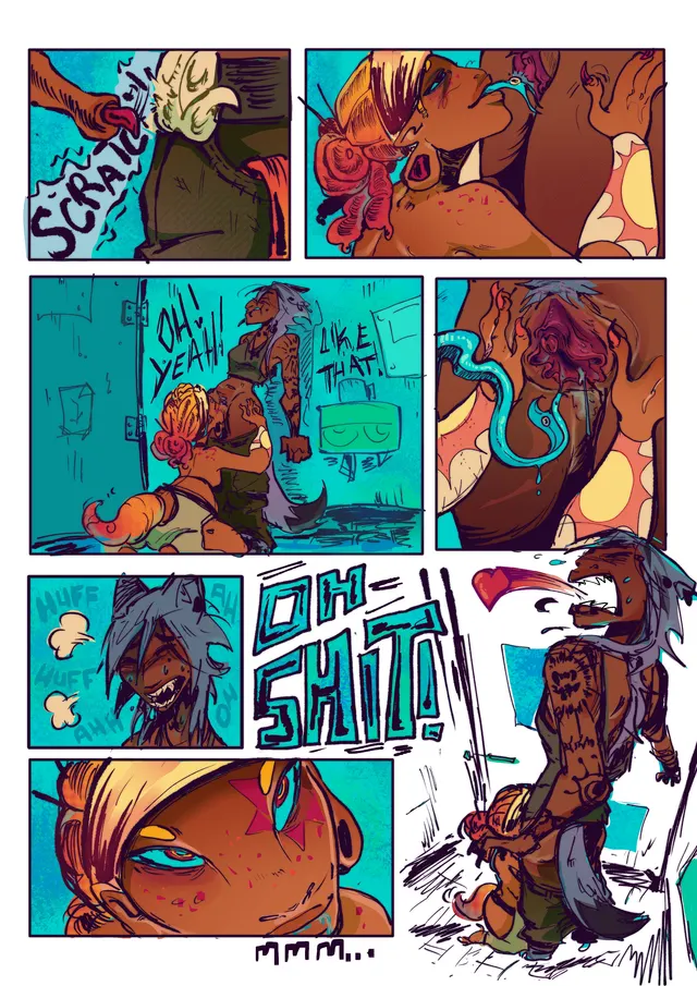 My girls in the bathroom 👹