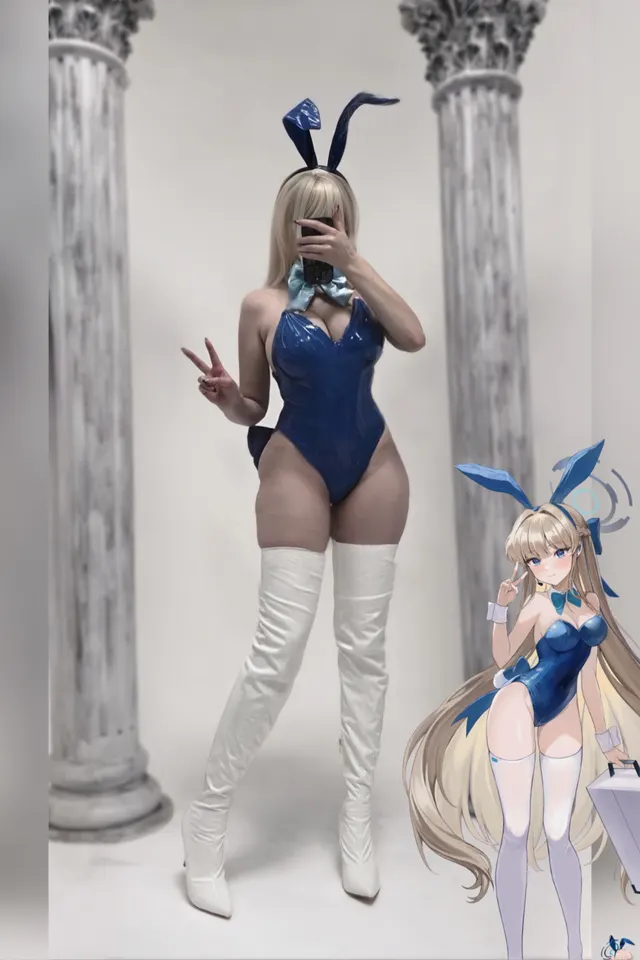 my toki asuma bunny cosplay!
