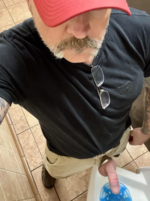 Hanging out in the supermarket bathroom