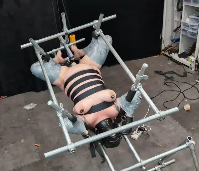 Duct taped bitch suit style