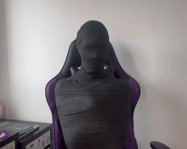 Momification with vet wrap!!!