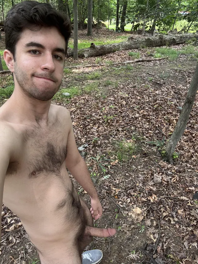 On that naked hike 🥾 🍆