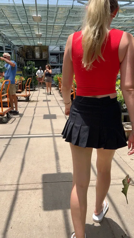 Of course I stay plugged in the flower section