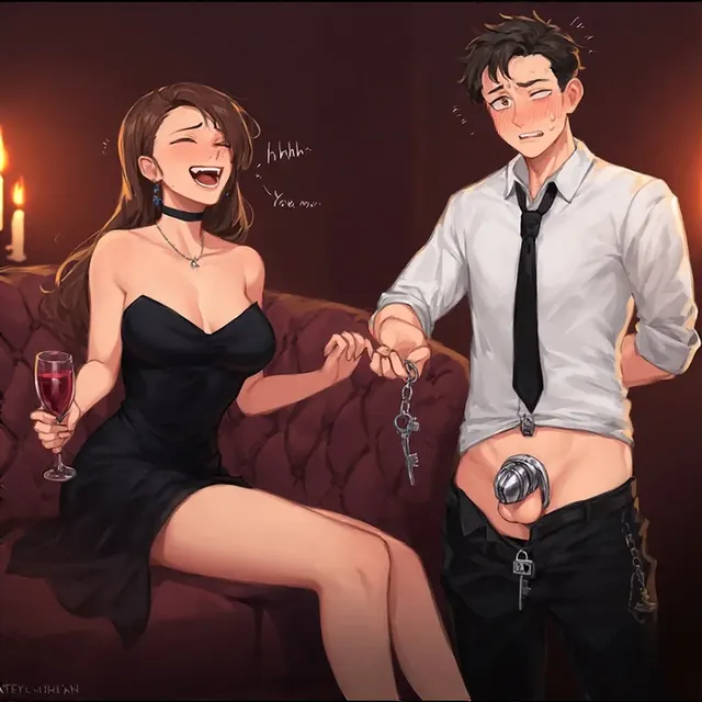 The Chastity Cage for Cuck That Never Opens PART 1 (Story Below)